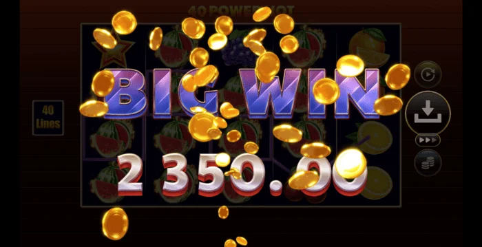 Veliki dobitak u 40 Power Hot Coin Boost